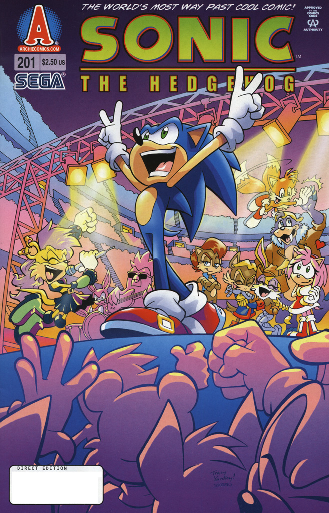 Sonic - Archie Adventure Series August 2009 Comic cover page